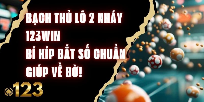 Bạch Thủ Lô 2 Nháy 123Win – Bí Kíp Bắt Số Chuẩn Giúp Về Bờ!