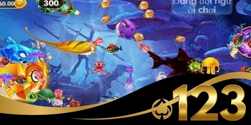 Sử dụng súng mạnh để tập trung hạ gục cá lớn và Boss